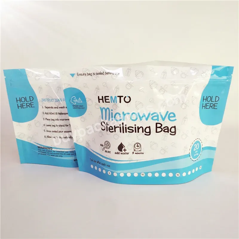 Bpa Free Reusable Food Packaging Microwaveable Steam Sterilizer Bag Plastic Retort Pouch With Zipper - Buy Retort Pouch,Microwaveable Steam Sterilizer Bag,Reusable Food Packaging Bags.