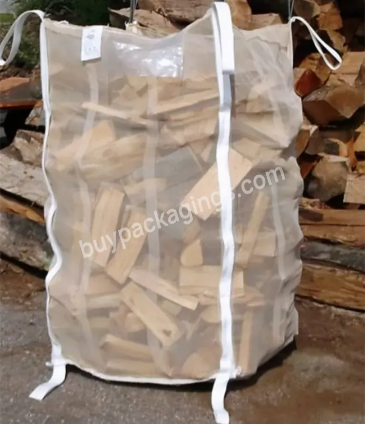 Breathable Pp Big Bag Ventilated Mesh Bag For Firewood Vegetables Potatoes Or Onions Packing - Buy Breathable Pp Big Bag,Mesh Bag For Firewood,Ventilated Mesh Bag.