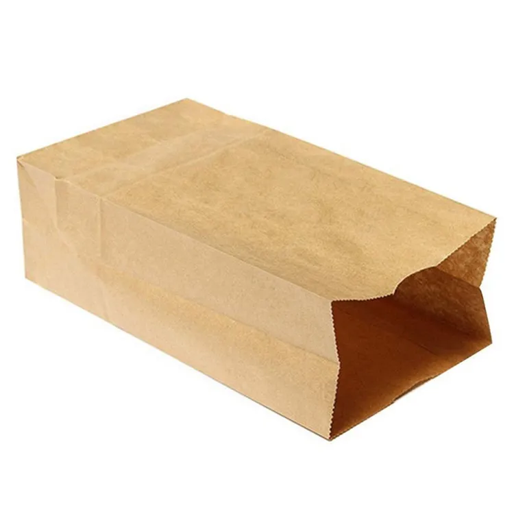 Brown Duro Paper Grocery Bags with Flat Bottom