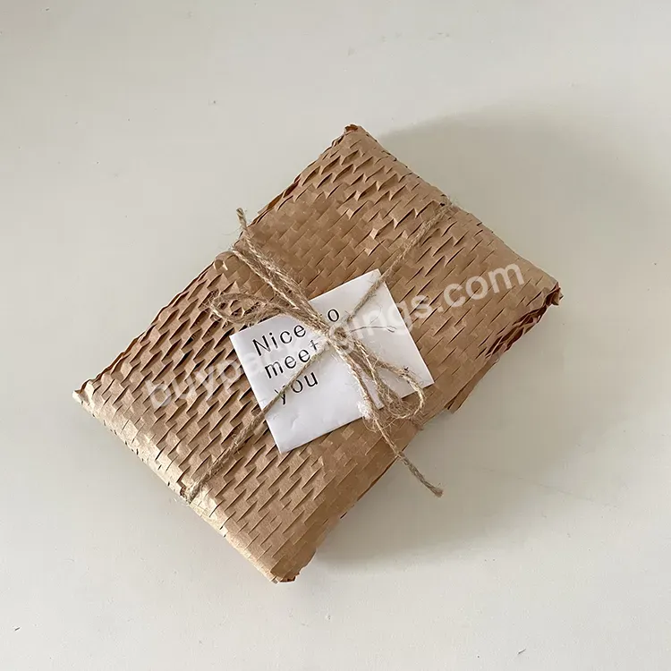 Brown Kraft Paper Roll Kraft Brown Honeycomb Wrapping Paper Brown Recycled Kraft Paper Bubble Wrap For Packaging - Buy Brown Kraft Paper Roll,Kraft Brown Honeycomb Wrapping Paper,Brown Recycled Kraft Paper Bubble Wrap For Packaging.