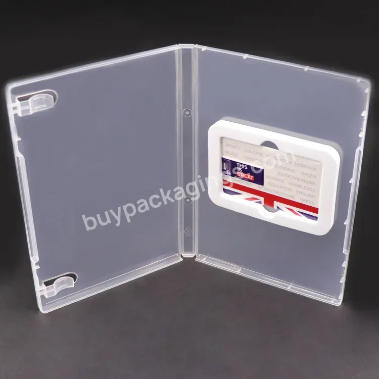 Business 14mm Clear Usb Stick Twister Holder Plastic Foam Box Custom Logo Credit Gift Card Carton Packaging