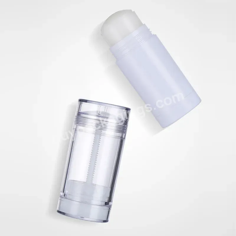 C - Empty Round Packaging Deodorant Stick Tube Skincare Bottle For Solid Perfume Containers Grey Matte Pcr Plasti15g 30g 50g 75g - Buy Plastic Bottles For Solid Perfume,Custom Deodorant Plastic Containers,Solid Body Deodorant Perfume Plastic Container.