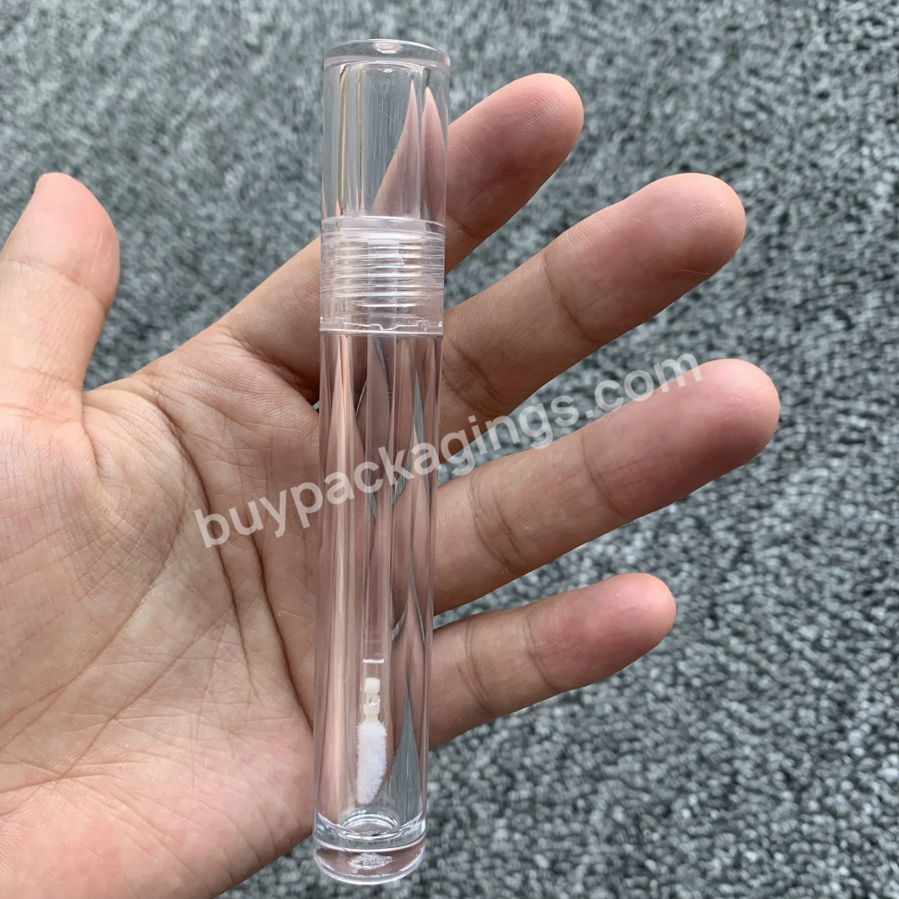 C - New Empty Round Square All Clear Crystal Wand Lip Gloss Container Bottle Packaging Tubes With Big Brush 2ml 3ml 4ml 5ml - Buy Empty Lip Gloss Containers Tube Custom Lip Gloss Tubes With Wands Lip Gloss Packaging Vendors Tubes For Lipgloss,Pink Go