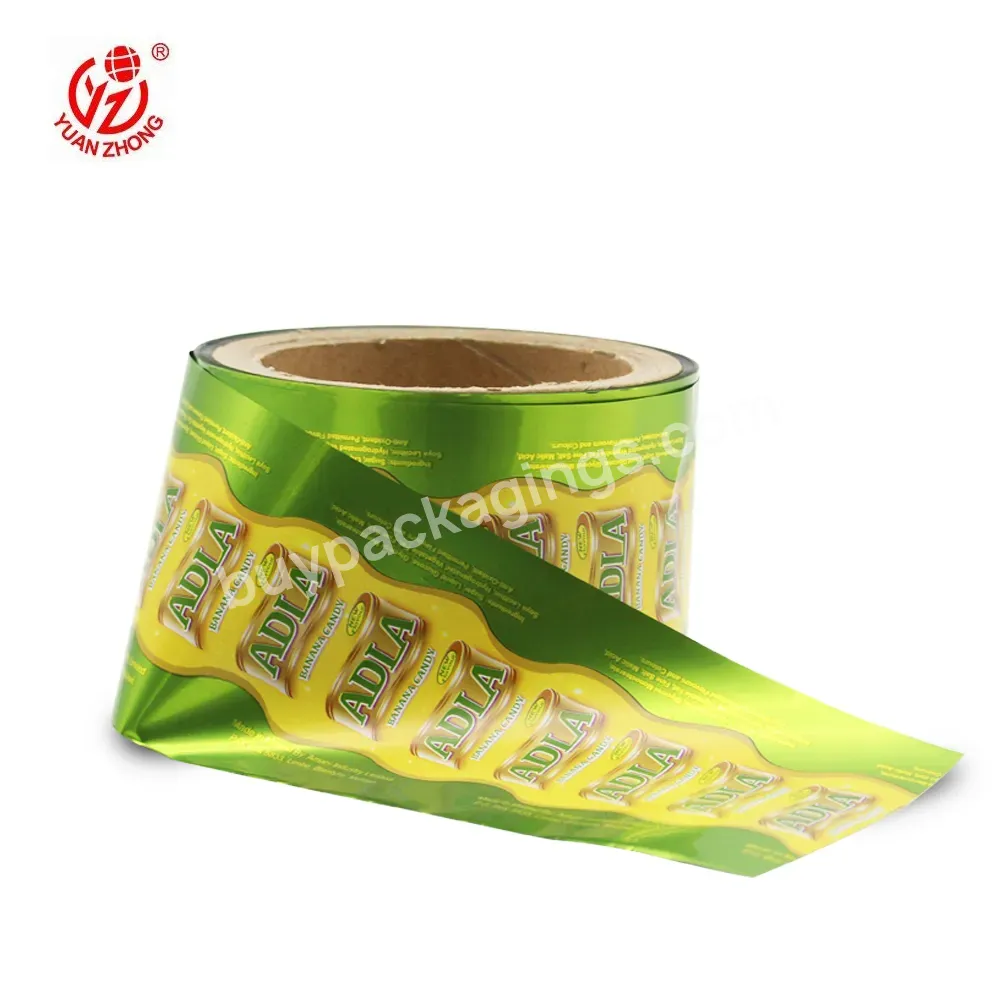 Candy Wrapping Paper Snack Bar Packaging Pouch Food Package Plastic Roll Film Aluminum Foil Bags - Buy Candy Wrapping Paper,Snack Bar Packaging,Pouch Food Package.