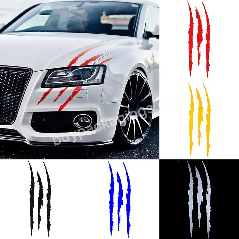 Car Styling Ghost Claw Scratch Stripe Marks Headlight Decal Vinyl Decal Auto Body Decorative Stickers Pvc Carving Vinyl Decal - Buy Car Styling Ghost Claw Scratch Stripe Marks,Headlight Decal,Vinyl Decal Auto Body Decorative Stickers.