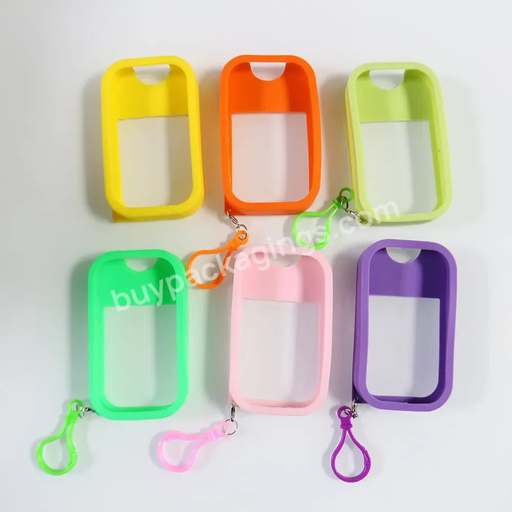 Card Type Plastic Spray Bottle 45ml Hand Sanitizer Silicone Bottle 50ml With Keychain For Alcohol Spray - Buy Silicone Botol 50ml,Pocket Spray Bottle,Card Type Spray Bottle.