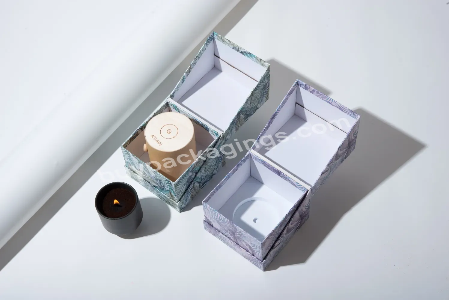 Cardboard Clamshell Type Glossy Square Black Gift Storage Candle Paper Box Packaging Boxes For Candles - Buy Candle Luxury Boxes,Colorful Candle Box,Candle Box Packaging Luxury.