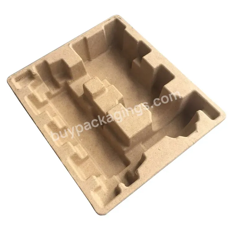 Carry Biodegradable Disposable Pulp Mould Paper Inner Tray - Buy Biodegradable Cup Tray,Compostable Cup Holder,Disposable Cup Holder.