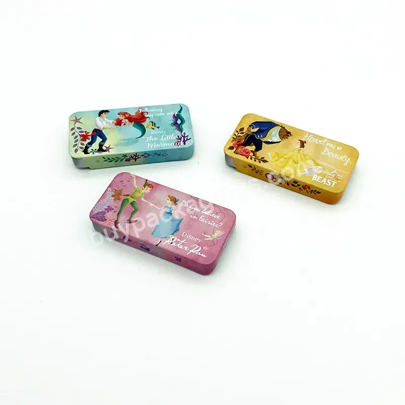 Cartoon Sliding Lid Mini Tin Box - Buy Mini Tin Box,Mini Tin Box With Sliding Lid,Mini Sliding Aromatherapy Candles Tin Box.