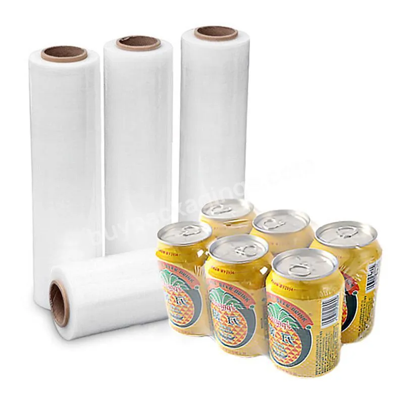 Casting Packaging Plastic Heat Shrink Wrap PE Pallet Stretch Jumbo Roll Film