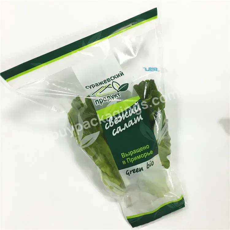 Cello Clear Transparent Lettuce Bag Cellophane Produce Bags Fresh Vegetables Packaging Plastic Bag For Food Bread Fruit - Buy Cellophane Bags,Lettuce Bag,Produce Bag.