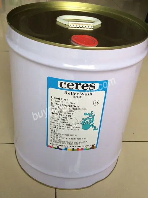 Ceres Brand Offset Printing Roller Wash 18l/barrel - Buy Roller Wash,Uv Roller Wash,Printing Chemical.