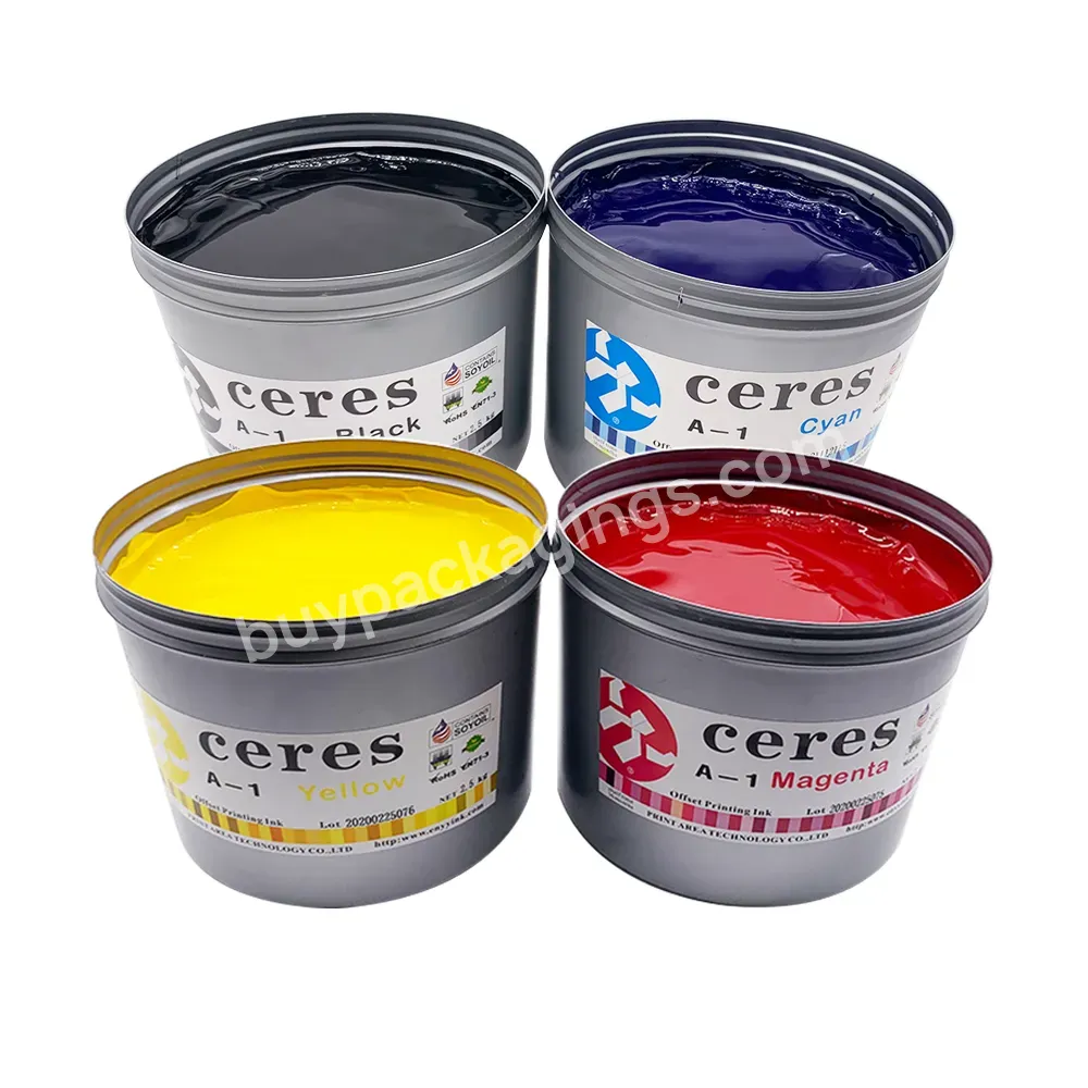 Ceres Ceres A-1 Sheet-feed Offset Printing Ink Cmyk,2.5kg/can