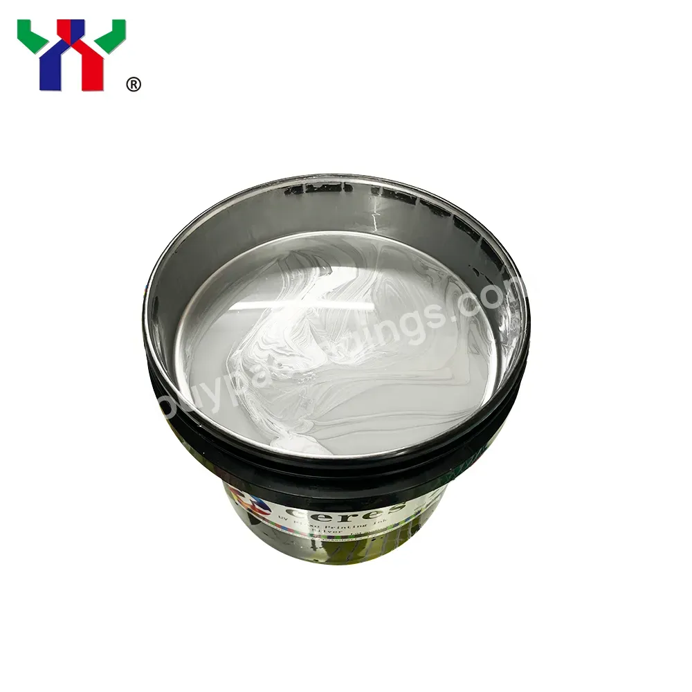 Ceres Factory High Quality Uv Flexo Printing Ink For Label Printing,Silver,5 Kg/can - Buy Uv Flexo Ink,Flexo Printing Ink,Ink For Flexo Printing.