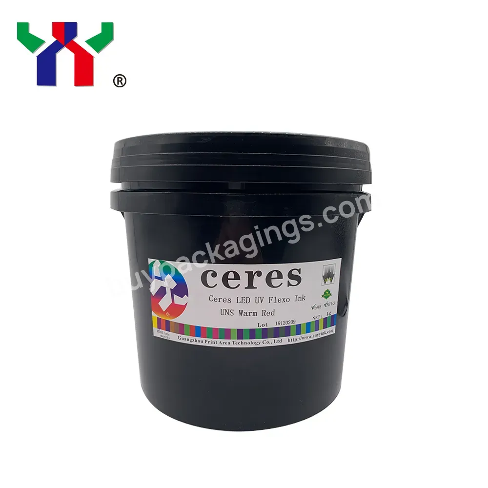 Ceres Factory High Quality Uv Led Flexo Ink For Film Printing,Uns Rhodamine Red,5 Kg/can - Buy Uv Flexo Ink,Flexo Ink,High Density Uv Flexo Ink.