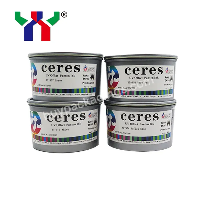 Ceres High Quality Pantone Spot Sheet Fed Offset Ink Yt-919 White Color,1.5kg/can - Buy Sheet Fed Offset Ink,Offset Ink,Pantone Spot Ink.