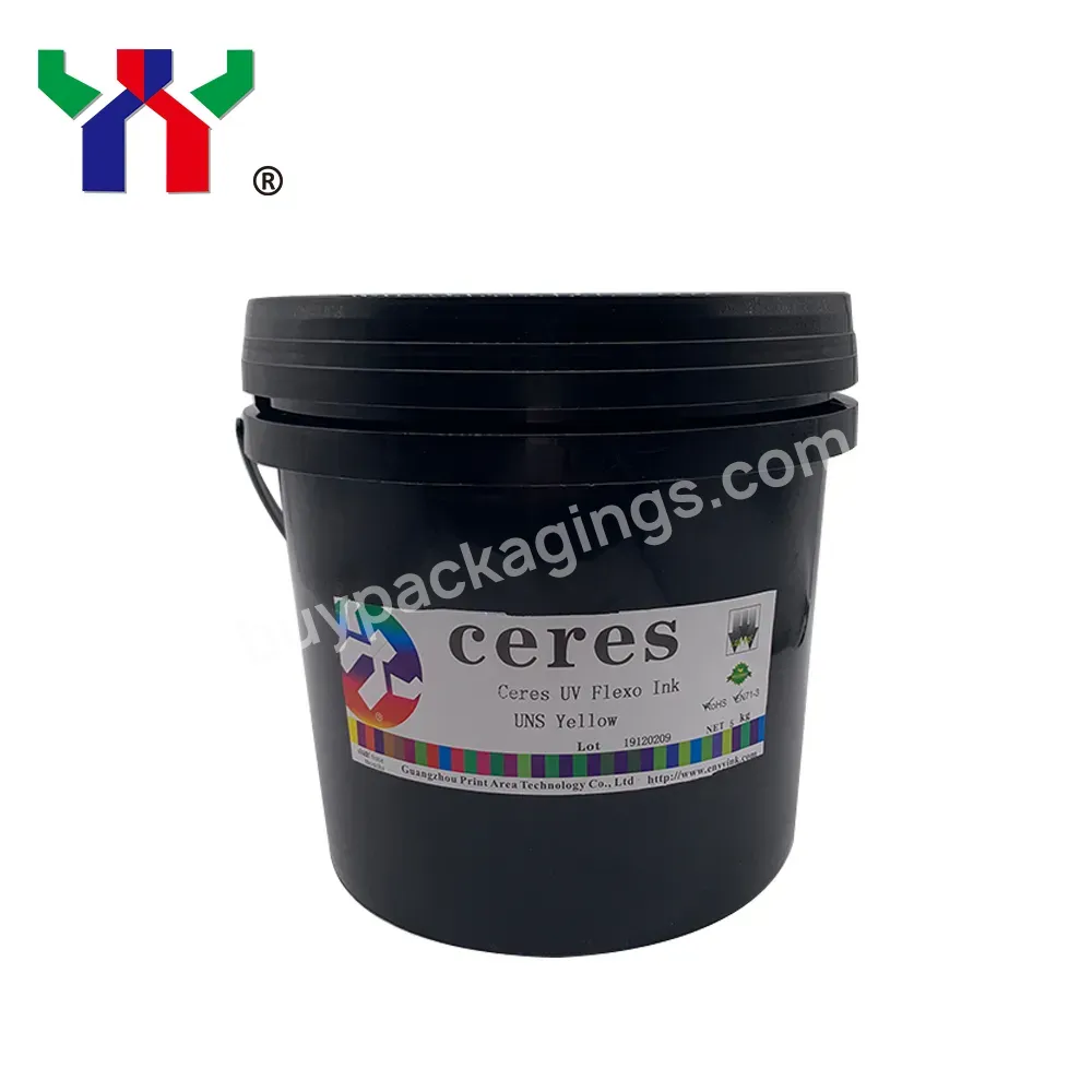 Ceres High Quality Uv Flexo Uns Yellow Ink For Film Printing,5 Kg/can - Buy Ink Water Flexo,Water Flexo Ink,Flexo Ink Pigment.