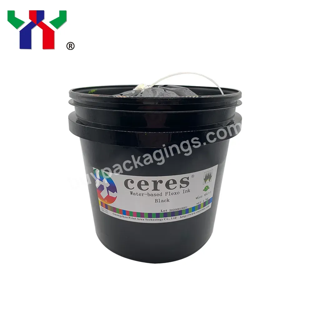 Ceres High Quality Water Based Flexo Ink For Film Printing,Black,5 Kg/can - Buy Water Based Flexo Ink,Flexo Ink,Price Of Flexo Ink.