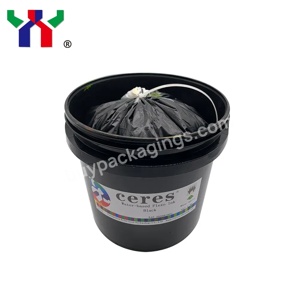 Ceres High Quality Water Based Flexo Ink For Film Printing,Black,5 Kg/can - Buy Water Based Flexo Ink,Flexo Ink,Price Of Flexo Ink.