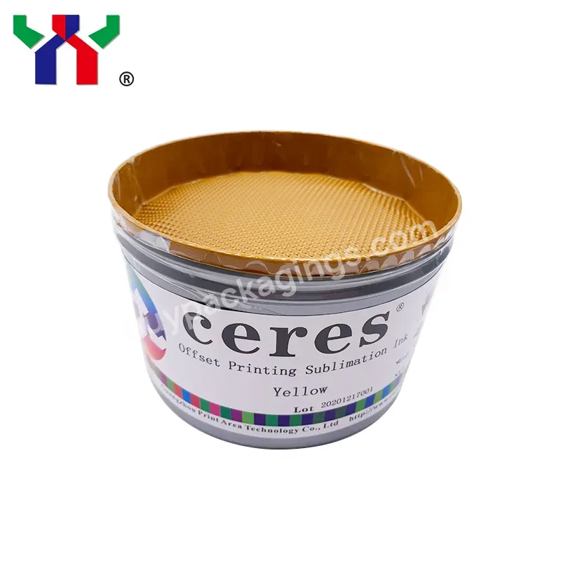 Ceres High Quality Yellow,1kg/vacuum Can Offset Printing Sublimation Ink - Buy Offset Sublimation Ink,Sublimation Ink,Offset Ink.