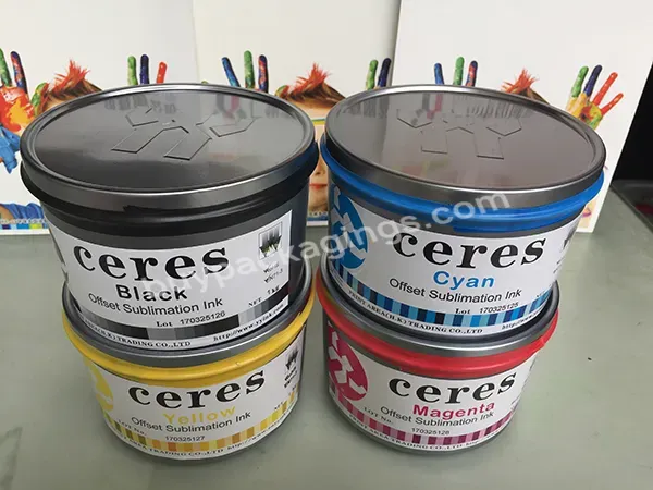 Ceres Offset Printing Sublimation Ink,Cyan,1kg/vacuum Can - Buy Offset Sublimation Ink,Sublimation Ink,Offset Ink.