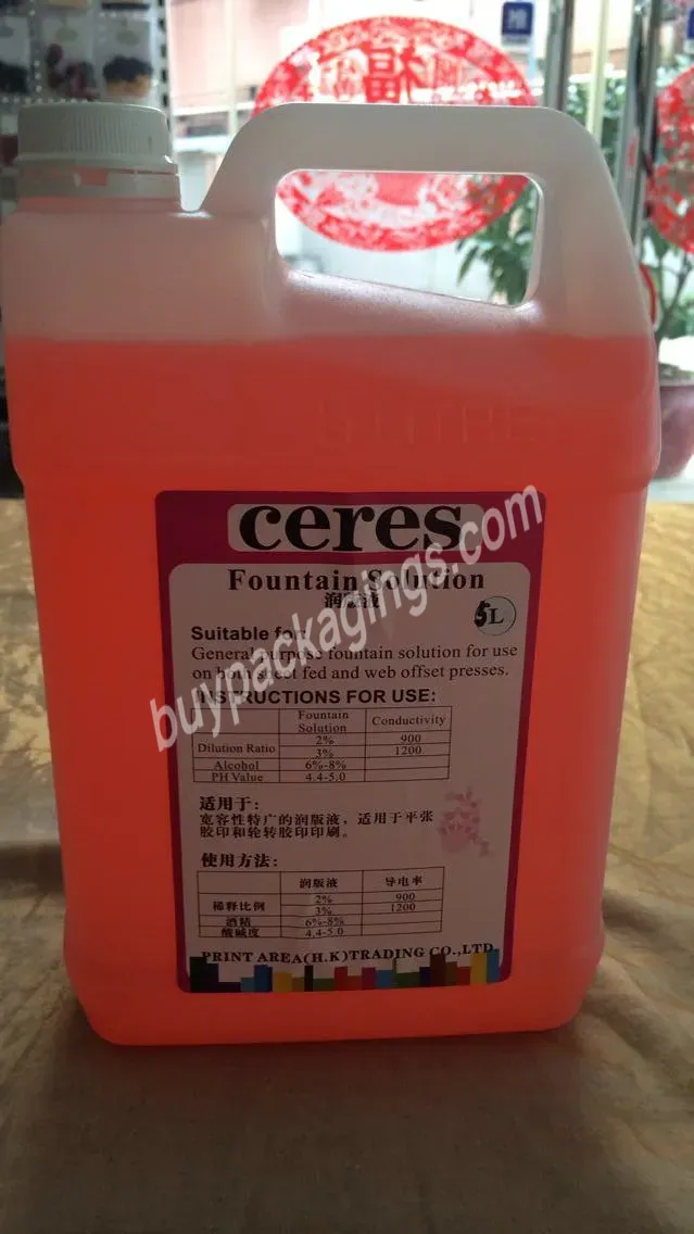Ceres Printing Chemical Fountain Solution - Buy Fountain Solution,Printing Chemical Fountain Solution,Printing Fountain Solution.