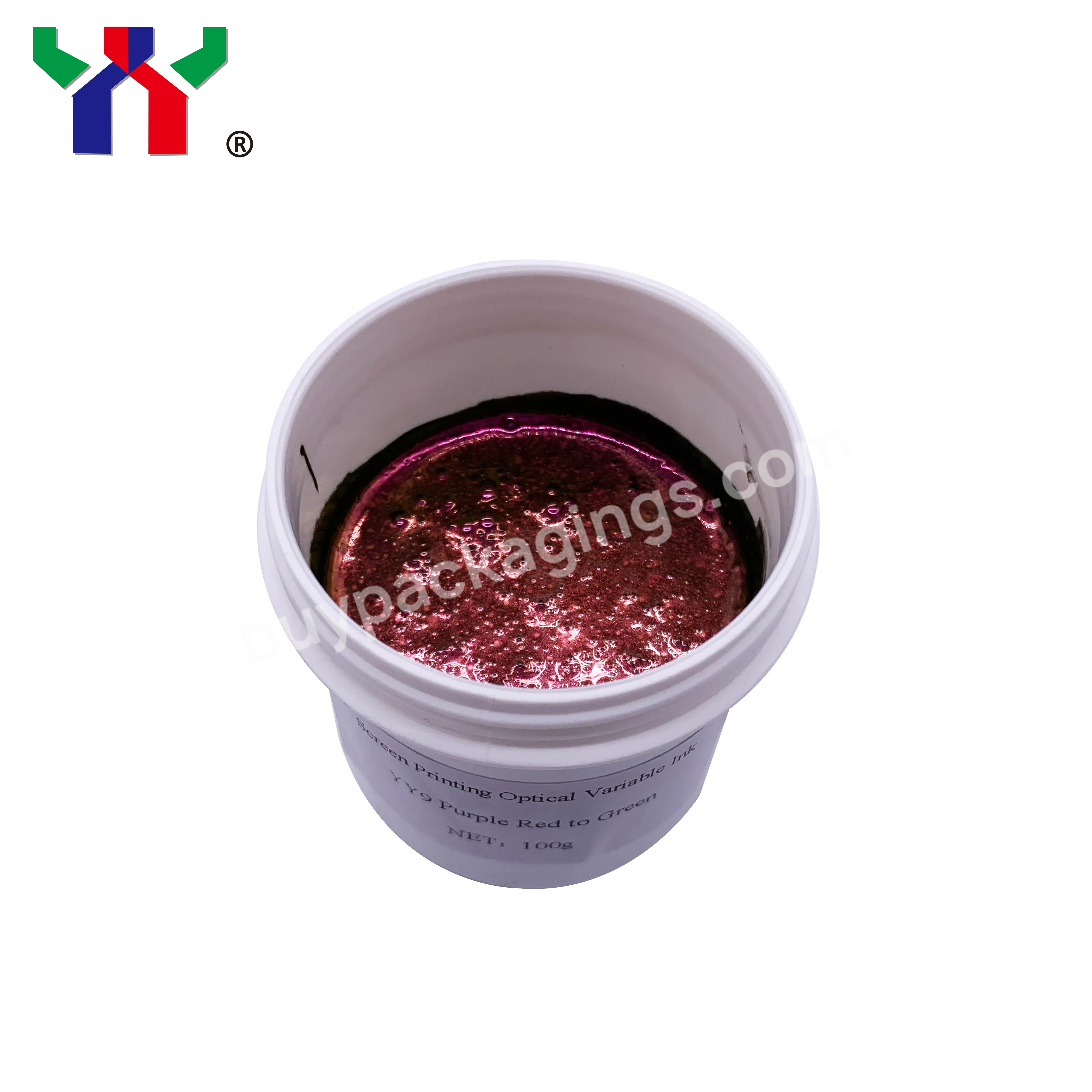 Ceres Screen Printing Optical Variable Ink Yy9 Purple Red To Greren,100 G/bottle - Buy Optical Variable Ink,Screen Printing Optical Variable Ink,Screen Printing Ink.