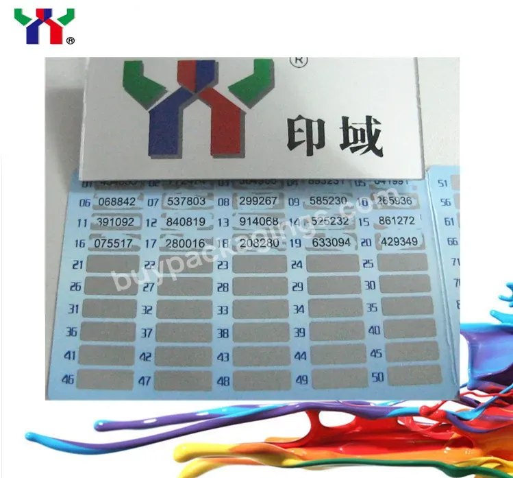 Ceres Screen Printing Scratch Off Card Ink For Discover The Password,1kg/can - Buy Screct Scratch Card Ink,Sliver Cover Password Ink,Scratch Off Password Ink.