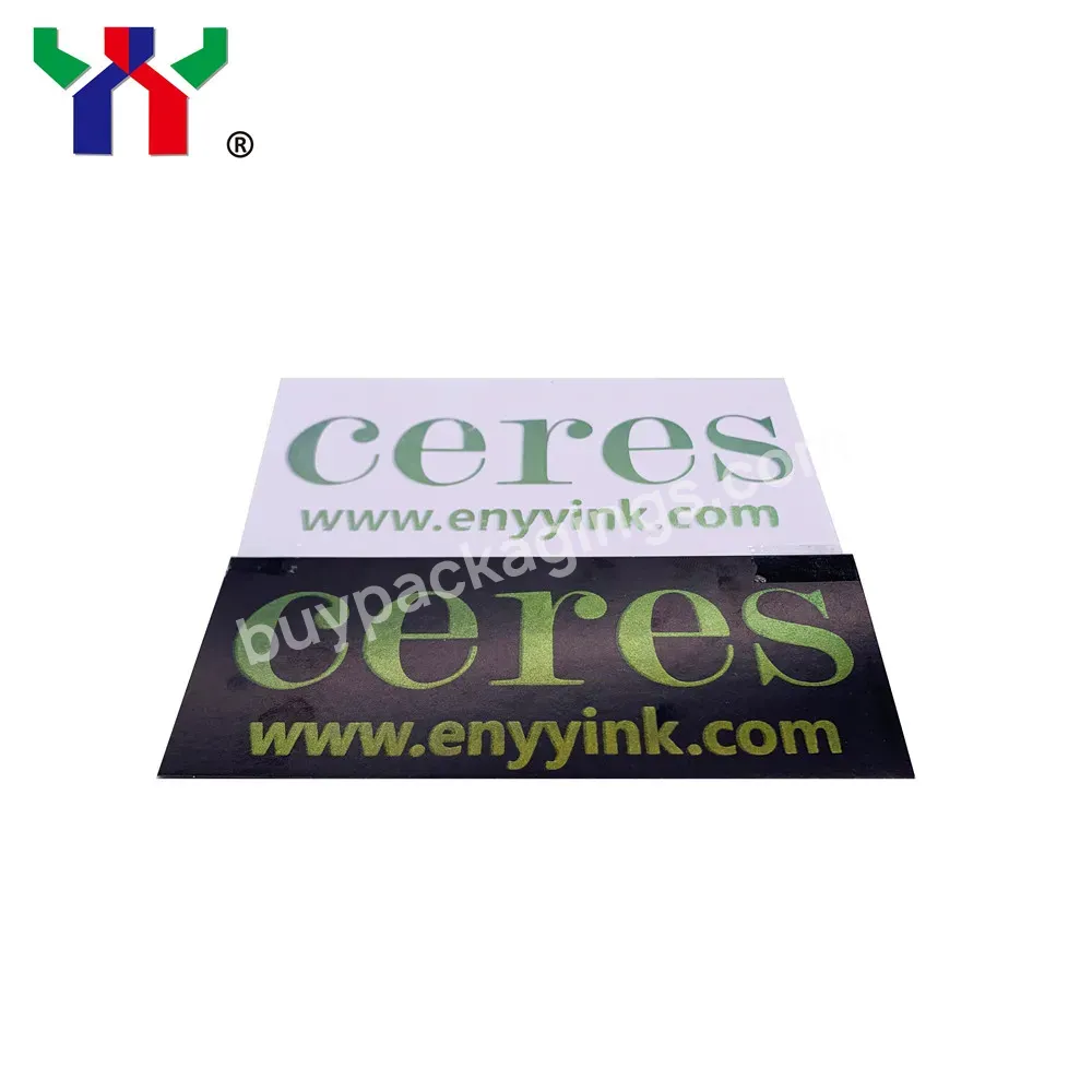 Ceres Solvent Based Optical Variable Ink,100 G/bottle,Yy 12 Gold To Grass Green - Buy Optical Variable Ink,Security Ink,Screen Optical Variable Ink.