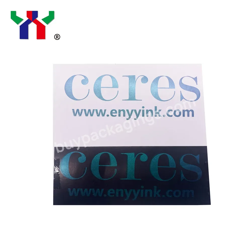 Ceres Solvent Based Optical Variable Ink,100 G/bottle,Yy 5 Green To Purple - Buy Optical Variable Ink,Solvent Printing Ink,Screen Optical Variable Ink.