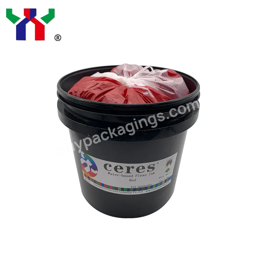 Ceres Water Based Flexo Ink For Paper,Red,5 Kg/can - Buy Water Based Flexo Ink,Flexo Ink,Price Of Flexo Ink.