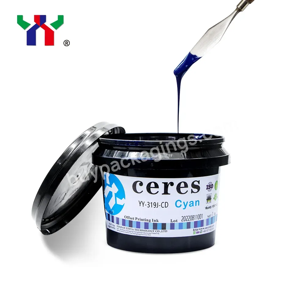 Ceres Yy-319j-cd Uv Offset Ink Printing On Bank Card,Cyan Color