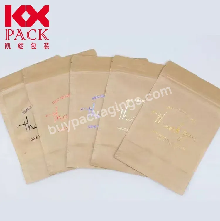 Cheap Color Printed Custom Brown Kraft Paper Bags With Zipper For Tea And Snack Packaging - Buy Custom Kraft Paper Bag,Kraft Bags Paper,Brown Kraft Paper Bags.