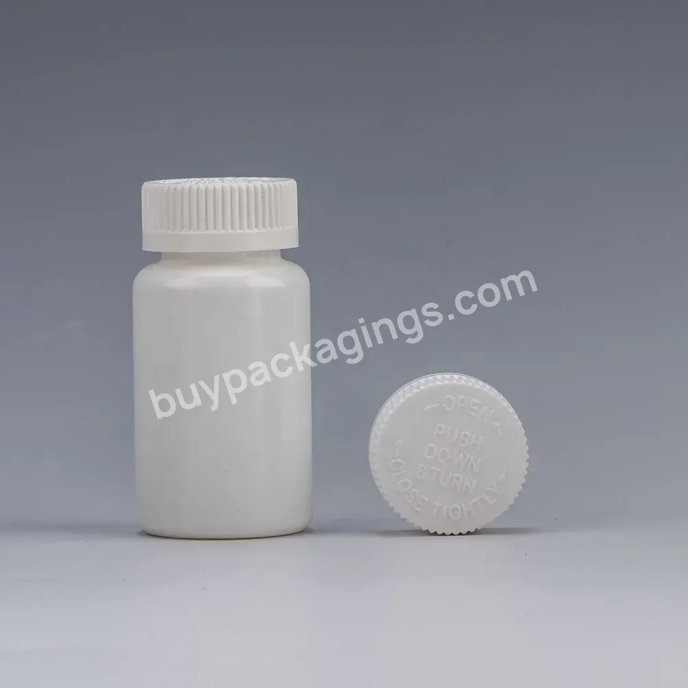 Cheap Empty 85ml Capsule Package Medecine Bottles Plastic Pill Container With Crc - Buy Plastic Pill Bottle,Pill Container,Capsule Bottle.