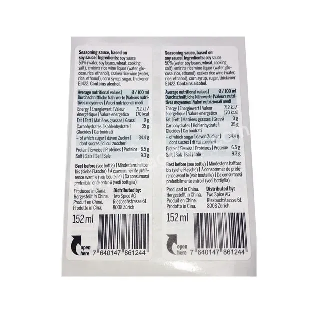 Cheap Price Double Layer Sticker Label For Peel Or Read - Buy Peel & Read Label,Double Layer Sticker Label,Label For Peel Or Read.