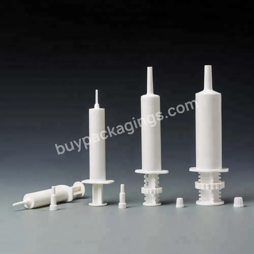 Cheap Price Empty Disposable Dispensing Syringe Intramammary Injection Of Vet Med Pastes And Gels Syringe For Animal - Buy Plastic Food Syringe,Syringe Plastic Packaging,Plastic Injection Syringe.