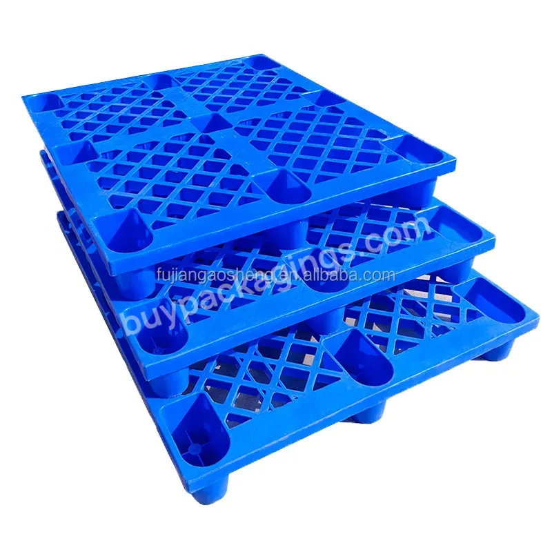 Cheap Price Groove Cleaning Toolvy Duty Euro Hdpe Large Stackable Reversible 1200x1000 Plastic Pallet Gaosheng Single Faced