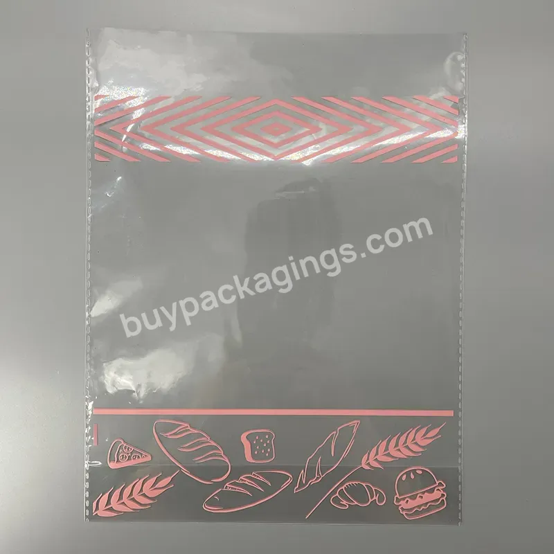 Cheap Price Opp Material Digital Print Flat Clear Plastic Bag For Bread Cake - Buy Flat Bottom Bag,Square Bottom Bag,Plastic Bags For Food.