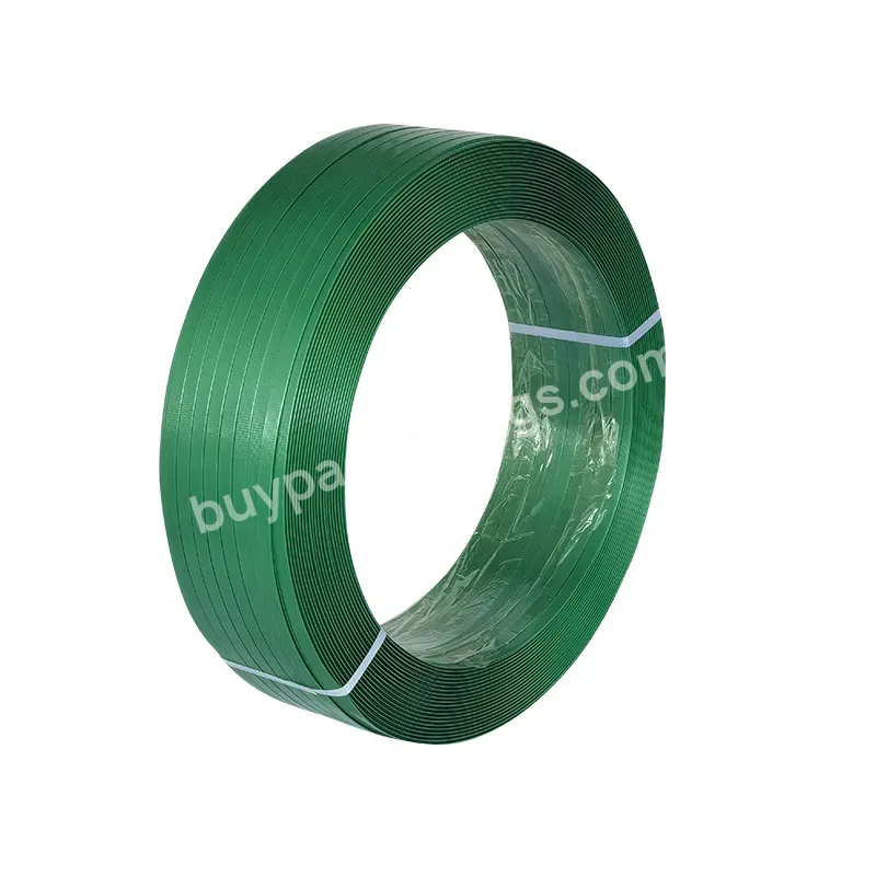 Cheap Price Pet Hot Melt Polyester Plastic Green Strapping Tape For Reinforced Heavy Cargo