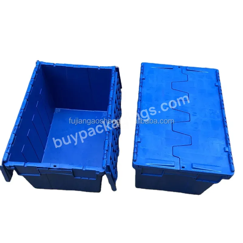 Cheap Price Plastic Box With Cover Fresh Food Distribution Thickened Convenient Transportation Logistics Packaging Crate