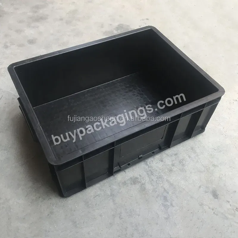 Cheap Price Plastic Milk Food Fish Meat Crates Conductive Turnover Box Convenient Transportation Logistics Packaging Crate