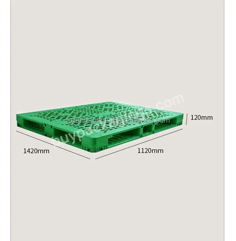 Cheap Price Shipping Storage Heavy Duty Euro Hdpe Large Stackable Pop-top Can Plastic Pallet 1210blue Gaosheng Single Faced