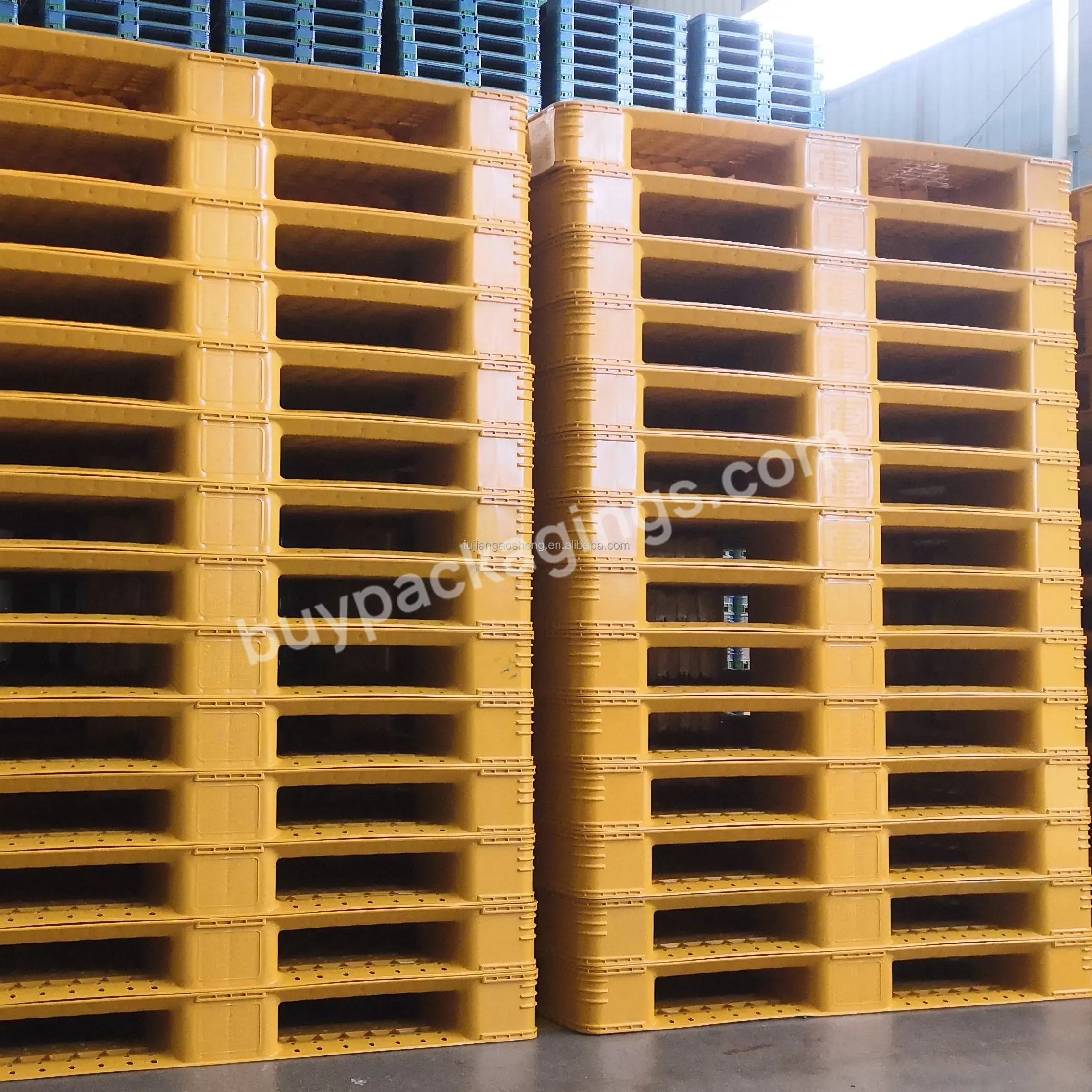 Cheap Price Shipping Storage Heavy Duty Euro Hdpe Large Stackable Reversible Plastic Pallet