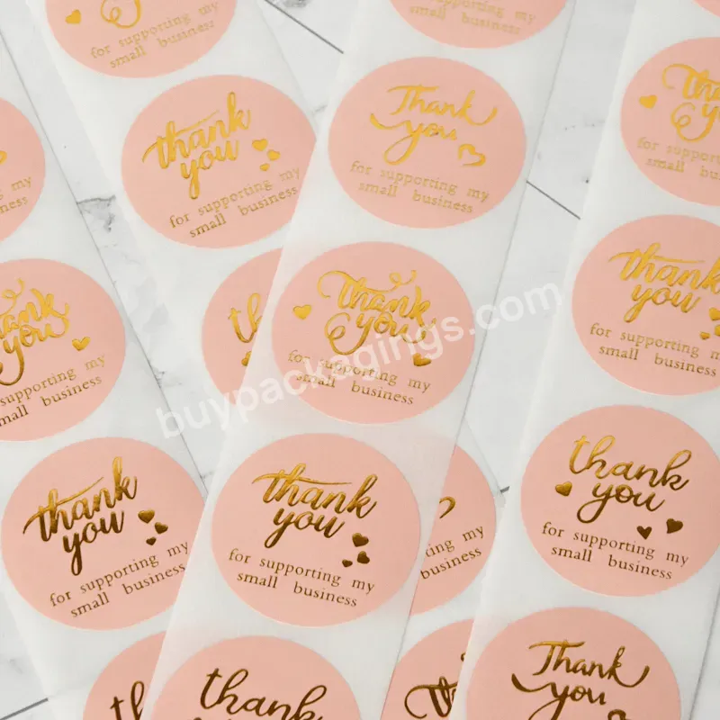 Cheap Price Thank You Order Stickers 500pcs Circle Roll Thank You Stickers For Supporting My Small Business - Buy Thank You Order Stickers 500pcs,Thank You Stickers For Supporting My Small Business,Circle Roll Thank You Stickers.