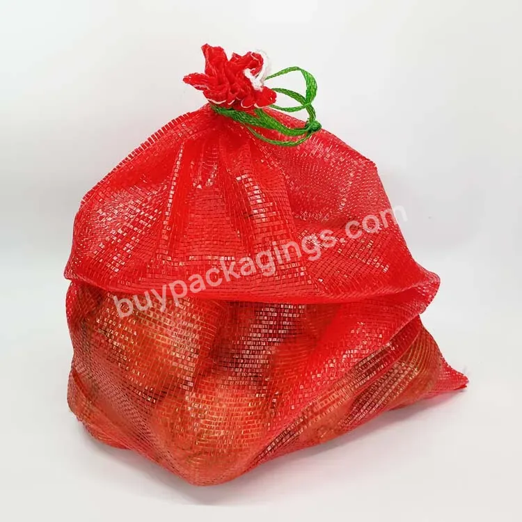 Cheap Wholesale Pp/pe Knitted Plastic Raschel Leno Mesh Packing Bags For Agriculture Fruit Vegetable Form China - Buy Pp Mesh Bag,Pp Leno Mesh Bag,Plastic Mesh Bag.