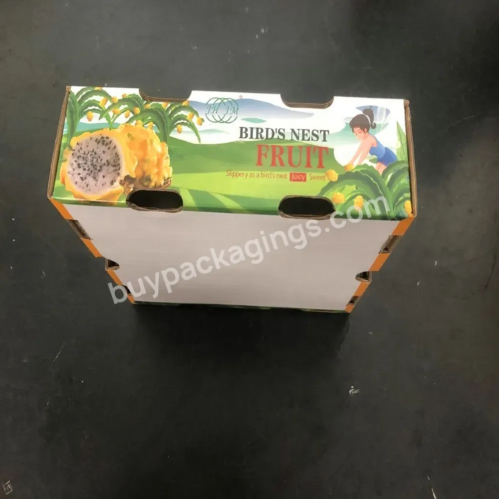 Cheapest Wholesale Custom Design Corrugated Pitaya Carton Box - Buy Corrugated Pitaya Packaging Box,Dragon Fruit Packaging Box,Perforated Carton Box.