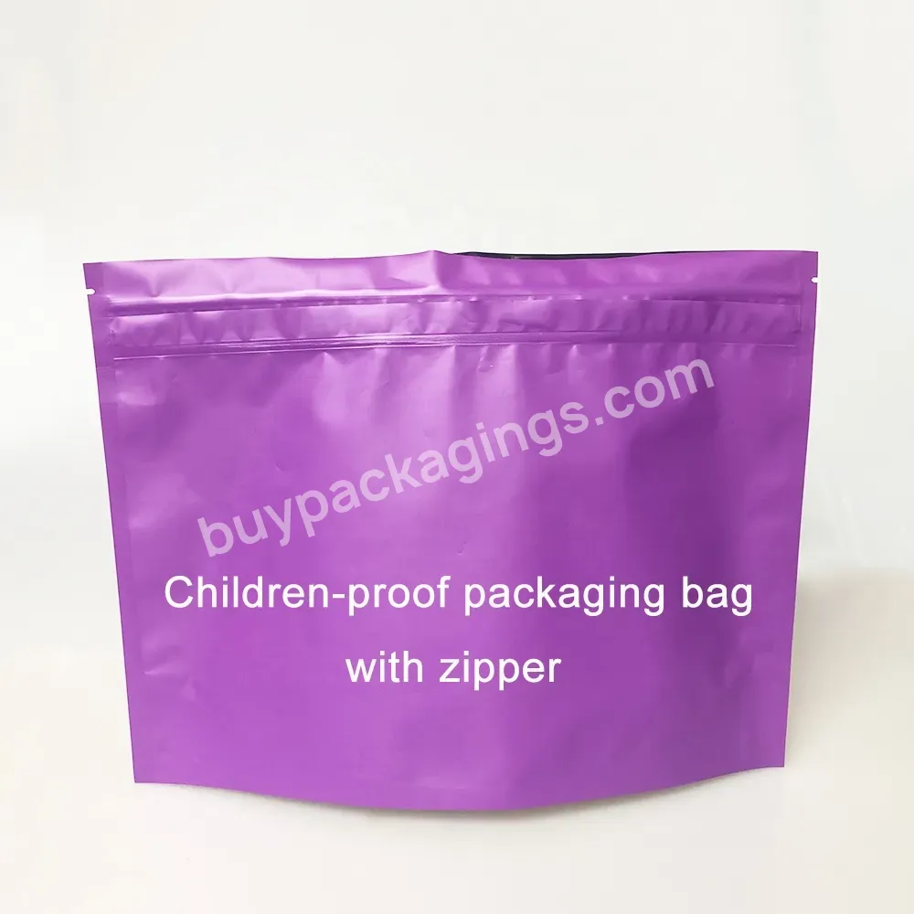 Childproof Plastic Packaging Bag With Zipper Smell Proof Stand Up Plastic Packaging Bags Childproof Ziplock Bag - Buy Childproof Ziplock Bag,Smell Proof Plastic Packaging Bags,Stand Up Plastic Packaging Bags.