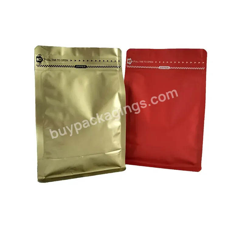 China 250g Kraft Paper Ziplock Coffee Bag With Easy Tear Valve - Buy Coffee Bag,Kraft Paper Ziplock Bag,Compound Bag.