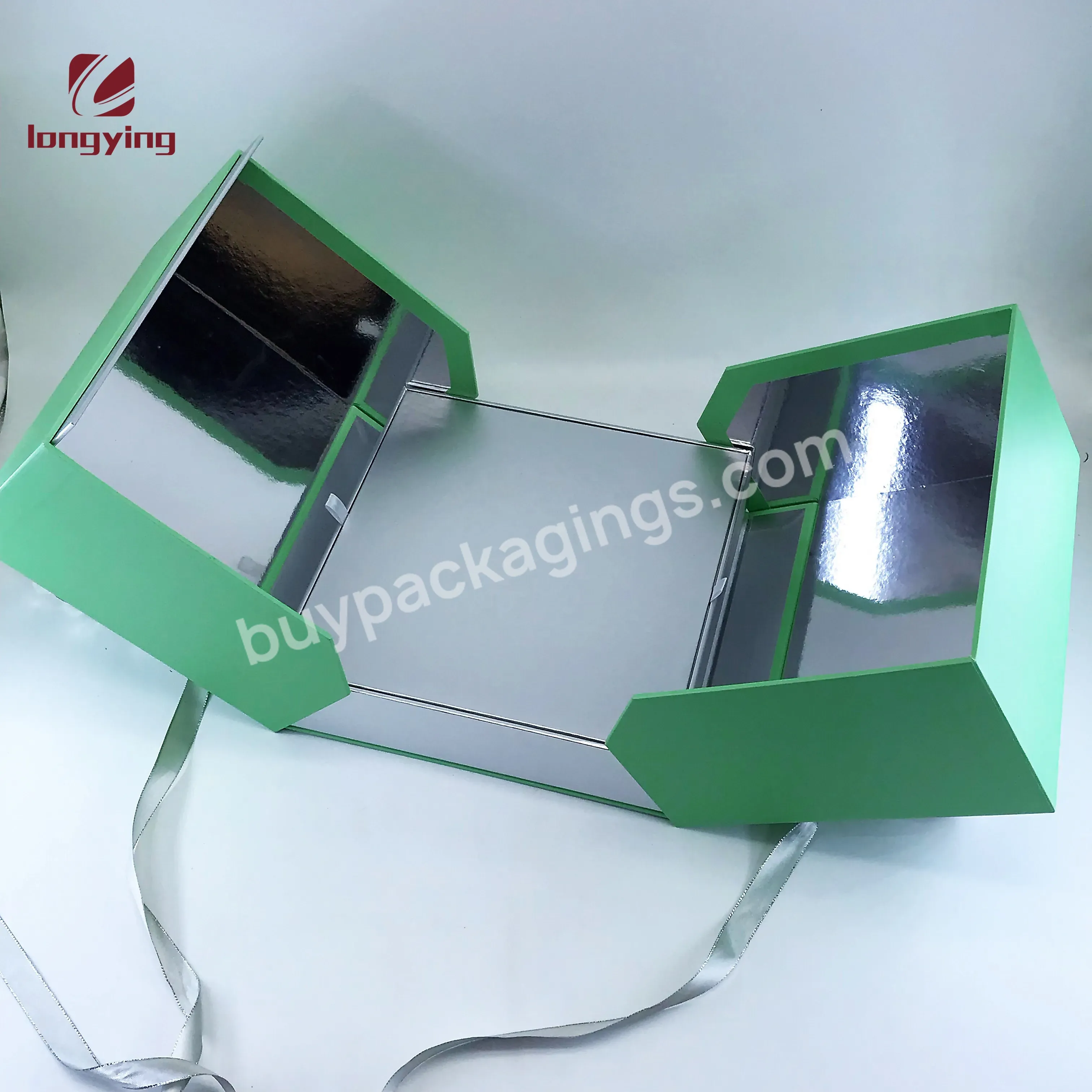 China Custom Logo Big Luxury Fashion Cardboard Boxes With Ribbon Handle Square Double Door For Sets Rose Flower Box Packaging - Buy Sets Rose Flower Box Packaging,Ribbon Handle Square Double Door,China Custom Logo Big Luxury Fashion Cardboard Boxes.