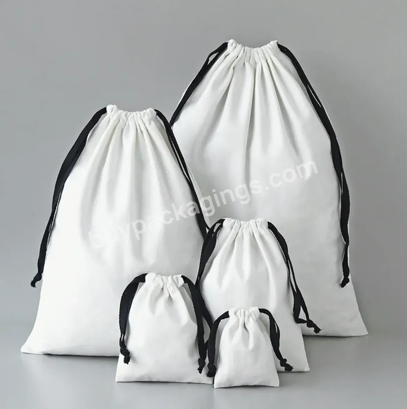 China Custom Made Luxury Cotton Bag Dust Bag For Handbag Dust Bag For Clothes